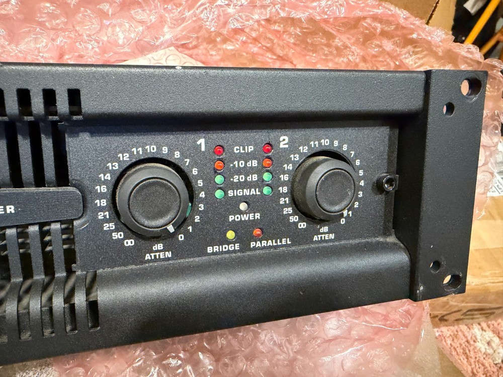 QSC PowerLight 3 PL340 4000W Pro Power Amplifier 120V Rack Amp Very Clean Tested