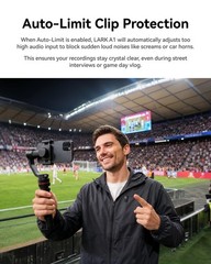 Lark A1 Wireless Microphone for iPhone & Android, 48kHz/24-bit Studio Audio, …
