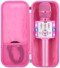 Karaoke Microphone Case for Amazmic for KIDWILL for BlueFire, Travel Portable Ha