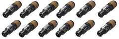 12) Neutrik SpeakOn NL2FXX-W-S 2 Pole Inline Female Locking Speaker Connector