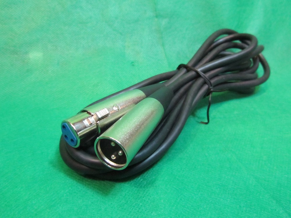 6 Ft 3-Pin XLR Extension Microphone Mic Audio Cable Male to Female.