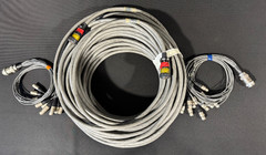 12 Channel Cannon Multipin Snake + XLR Fan In/Out Audio Stage Cable, 20′ to 330′