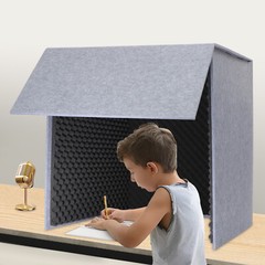 Portable Soundproof Booth for Desktop Recording – Lightweight & Easy to Use