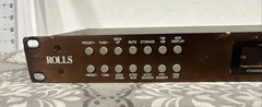 Rolls Mountable Rack RS80 1U Quartz PLL Synthesized AM/FM Tuner Tested Works