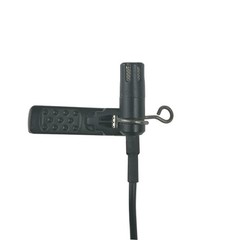 2 PCS ABS Plastic Lavalier Microphone Tie Clip for Rode SmartLav 4.5mm Black