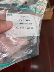 Neutrik NC3MX-B XLR Male Connector New Old Stock