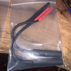 CESS-020 1/4 Inch TS To Dual Banana Plug Speaker Adaptor 6 Mono 6.35mm Female