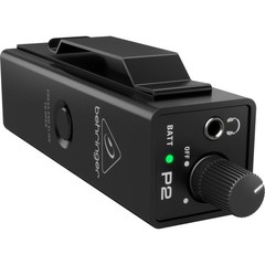 Behringer P2 Ultra-Compact Personal In-Ear Monitor Amplifier Black