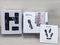MOMAN CP1 2.4GHz Wireless iPhone Microphone with 2 Transmitter & 1 Receiver