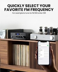 Moukey MAMP3 300W Audio Power Amplifier 2 Channel Amp Stereo Receiver Bluetooth