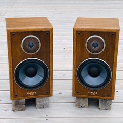 DIATONE DS-500 2-Way Bookshelf Speaker System Pair Used From Japan