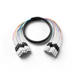 PRORECK 10ft 8-Channel XLR Snake Cable Professional Multicore Stage Box FanSnake