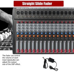 500W 5 Channel Professional Powered Mixer power mixing Amplifier Amp 99DSP USB