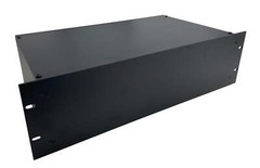 PROCRAFT RP3B-10-BK 3U 10″ Deep Rack Mount Project Box – Aluminum Face/Steel Box