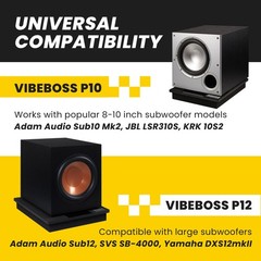 VibeBoss P10 – Acoustic Isolation Platform Suitable for 8-10 inches Subwoofer…