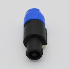 Speaker Twist Male to Audio Connector Cable – 2PCS with Panel Mount