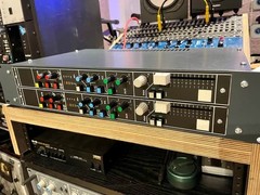 🔥[pair] 1979 BEAG EME 593 Mic/Line Channel Strips Preamp EQ (Telefunken) -good!