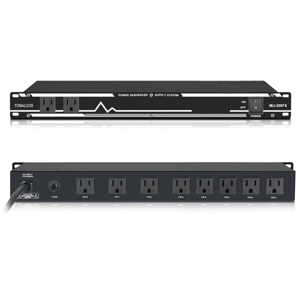 Power Conditioner for Audio Equipment, 10 Outlets 30A Rack Mount Audio Digital P