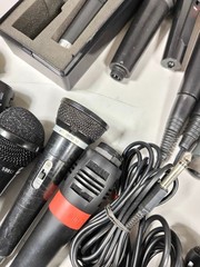 LOT OF 20 Various Brands & Models Microphone Not Working For Parts