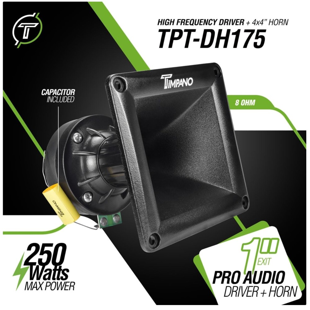Compact 250W High Sensitivity Compression Driver