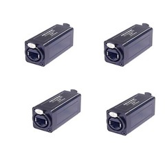 4 Neutrik RJ45 Tactical Cat5 Ethernet EtherCon Coupler Female to Female Adapter