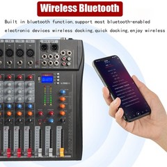 500W 5 Channel Professional Powered Mixer power mixing Amplifier Amp 99DSP USB