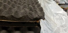 Near Perfect 39x78x1.5 Self Adhesive Egg Crate Acoustic Foam Sheet Soundproofing