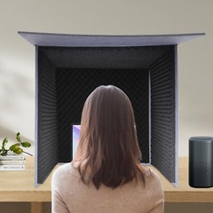 Portable Soundproof Booth for Desktop Recording – Lightweight & Easy to Use