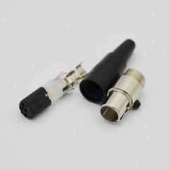 5 pin Female plug Mini TA5F XLR Audio Microphone connector MIC Adapter Tini Q-G