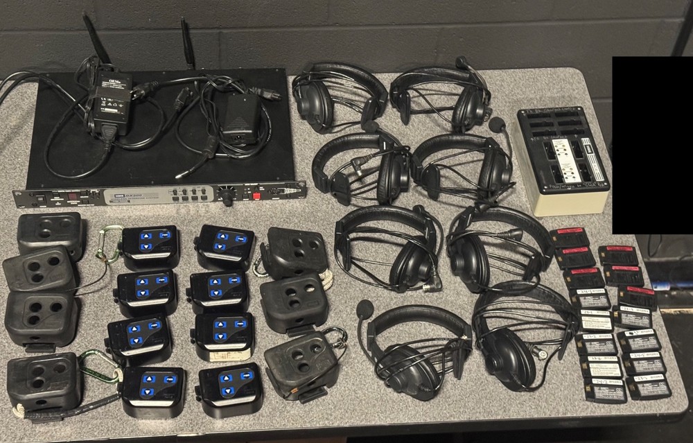 Clear-com HME DX200 Wireless Intercom Complete Package. Clearcom RTS