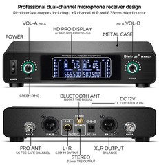 Wireless Microphone System Rechargeable,Professional Adults Singing Karaoke Wire