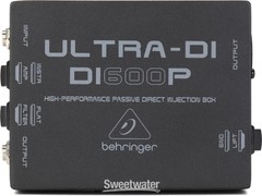 Behringer Ultra-DI DI600P 1-channel Passive Microphone / Instrument Direct Box
