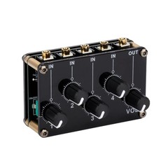 8.35*5.4*2.1cm 4 Channel 3.5mm Stereo Audio Mixer Fit For live performances