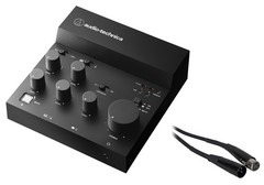 Audio Technica AT-UMX3 24-bit/192 kHz USB Live Streaming Audio Mixer+XLR Cable