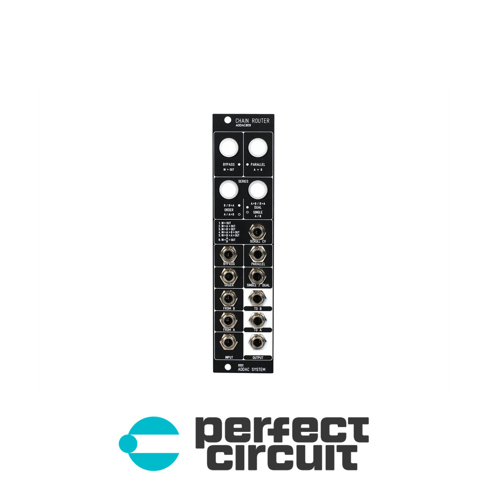 ADDAC System ADDAC809 Chain Router Modular EURORACK – DEMO – PERFECT CIRCUIT