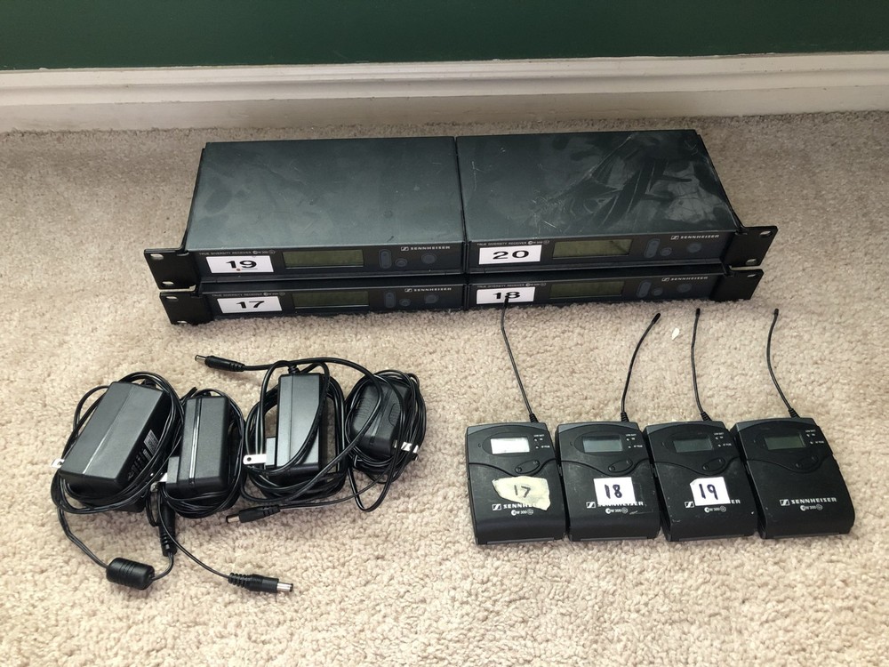 Sennheiser EM 300 G2 Wireless Receivers and Mic Packs- 518-554 MHz