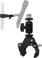 3 lbs Capacity Crab Clamp Mic Mount with 1/4″ to 5/8″ Thread Compatibility