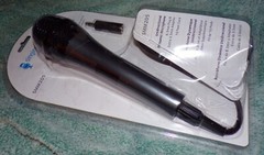 SMM 205 SINGING MACHINE Microphone w/ 10 Ft Chord + Adapter – NEW IN BOX