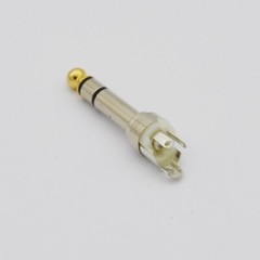 6.35 mm (1/4 in) Jack Male 1/4 inch stereo Plug Nickel Contacts Shell