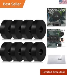 8 Pcs Rubber Isolation Pads, 1.5 Inch Anti-Vibration Washers for Noise Reduction