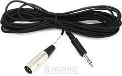 Hosa STX-120M Balanced Interconnect, 1/4 in TRS to XLR3M, 20 ft
