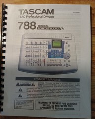 Tascam Digital Portastudio 788. Good condition. No Power Supply. With manual.