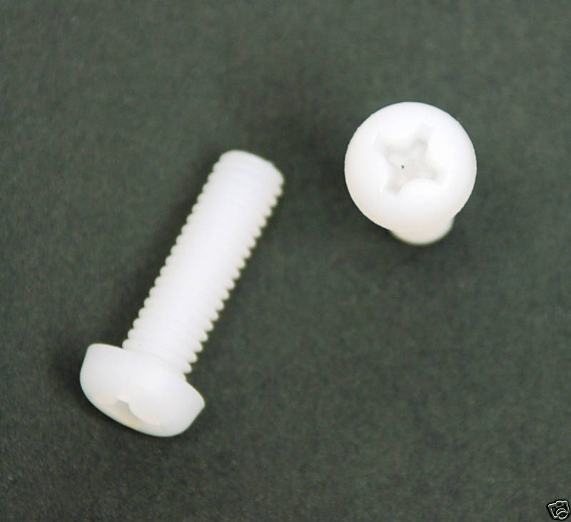 100pc Nylon Plastic Machine Screw PF-630N M6x30x1 M6x30 6×30 Pitch 1mm M6 KSS *