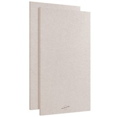 AudioSilk Acoustic Panels, 2 Pack, Large, 46″ x 23″, Natural
