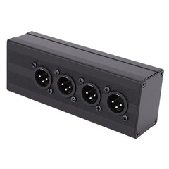 XLR 3 Pin Splitter Box With Robust Construction For PA System Easy To Use