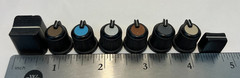 Peavey XR-1200 Knob / Pot / Slider Pick Color Blue Brown White Tan Gray