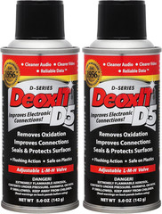 D5S-6 CAIG Deoxit 5% Spray Contact Cleaner, 5 Oz. (Pack of 2)
