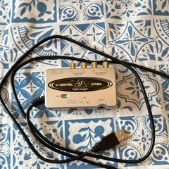 Behringer UCA202 U-Control USB Audio Interface 2-Ch Bus-Powered RCA 3.5mm