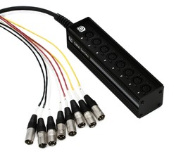 Pro Co SMAST 8-channel XLR Drop Snake – 25′