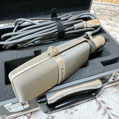 SONY C-38B Condenser Microphone with Hard Case Manzai Microphone Sony